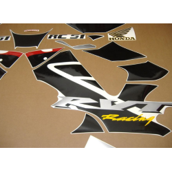 SUZUKI HAYABUSA 2008 - DARK BLUE VERSION DECALS