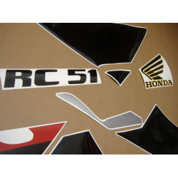 Honda RVT 1000R 2003 - RED/SILVER VERSION DECALS