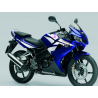 Honda CBR 125R 2007 - BLUE VERSION DECALS
