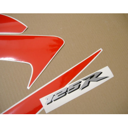 Honda CBR 125R 2009 - BLACK/RED VERSION DECALS