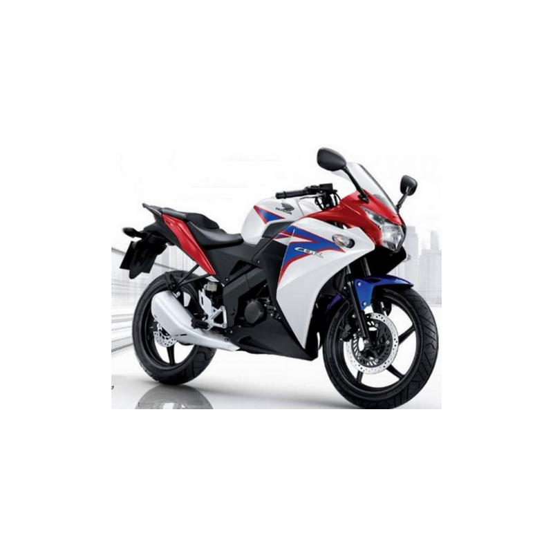 Honda CBR 150R 2012 - WHITE/BLUE VERSION DECALS