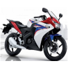 Honda CBR 150R 2012 - WHITE/BLUE VERSION DECALS