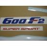 SUZUKI HAYABUSA 2008 - DARK BLUE VERSION DECALS
