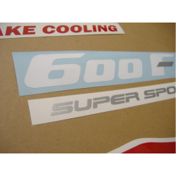 Honda CBR 600 F2- RED/BLACK VERSION DECALS