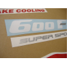 Honda CBR 600 F2- RED/BLACK VERSION DECALS