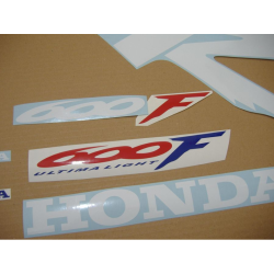 Honda CBR 600 F4 2000 - ORANGE/BLACK VERSION DECALS
