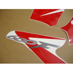 HHONDA CBR 600 F4 2003 PLATA/NEGRO/ROJO VERSION STICKER SET