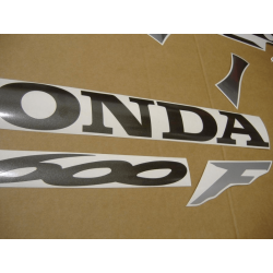 HONDA CBR 600 F4 2005 TITANIUM/PLATA VERSION STICKER SET