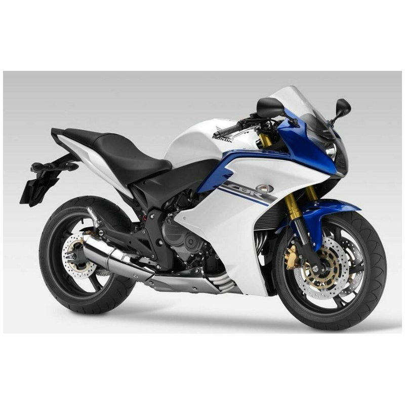 Stickers for HONDA CBR 600F 2013 - WHITE/BLUE