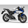 Stickers for HONDA CBR 600F 2013 - WHITE/BLUE