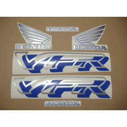 STICKERS SET HONDA VFR 750 1996 DARK BLUE VERSION