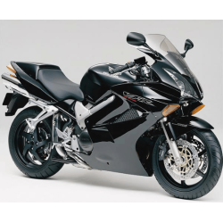 STICKERS SET HONDA VFR 800I AÑO 2002 VERSION NEGRO