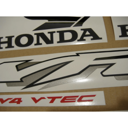 STICKERS SET HONDA VFR 800I YEAR 2002 VERSION PLATA
