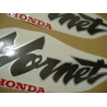 STICKERS SET HONDA CB600F HORNET YEAR 2000 BLACK VERSION