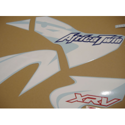 STICKER SET HONDA XRV 750 AFRICA TWIN YEAR 2002 BLUE/RED VERSION