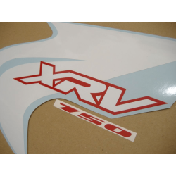 STICKER SET HONDA XRV 750 AFRICA TWIN YEAR 2002 BLUE/RED VERSION