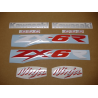 STICKER SET KAWASAKI ZX-6R AÑO 2003 NEGRO