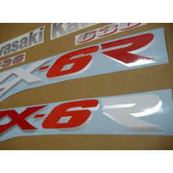 STICKER SET KAWASAKI ZX-6R YEAR 2003 BLACK