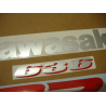 STICKER SET KAWASAKI ZX-6R AÑO 2003 NEGRO