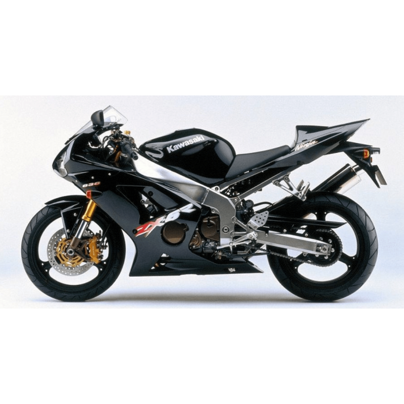 STICKER SET KAWASAKI ZX-6R YEAR 2003 BLACK