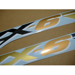 STICKER SET KAWASAKI ZX-6R AÑO 2003 AZUL