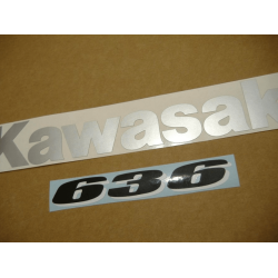 STICKER SET KAWASAKI ZX-6R YEAR 2000 BLUE