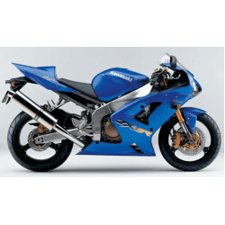 STICKER SET KAWASAKI ZX-6R YEAR 2003 BLUE