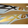 STICKER SET KAWASAKI ZX-6R YEAR 2003 GREEN