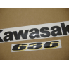 STICKER SET KAWASAKI ZX-6R YEAR 2000 GREEN