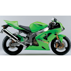 STICKER SET KAWASAKI ZX-6R YEAR 2003 GREEN