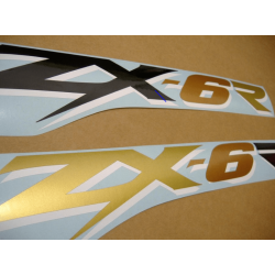 STICKER SET KAWASAKI ZX-6R YEAR 2003 RED
