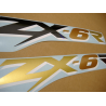 STICKER SET KAWASAKI ZX-6R YEAR 2003 RED