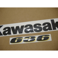 STICKER SET KAWASAKI ZX-6R YEAR 2003 RED