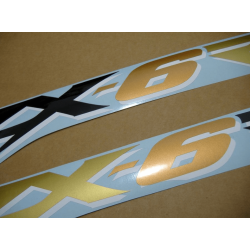 STICKER SET KAWASAKI ZX-6R AÑO 2003 ROJO