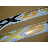 STICKER SET KAWASAKI ZX-6R AÑO 2003 ROJO