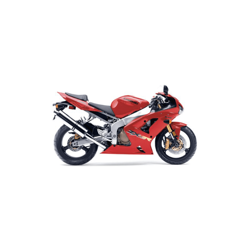STICKER SET KAWASAKI ZX-6R AÑO 2003 ROJO