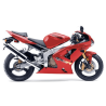 STICKER SET KAWASAKI ZX-6R AÑO 2003 ROJO
