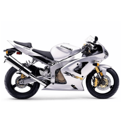 STICKER SET KAWASAKI ZX-6R YEAR 2003 SILVER