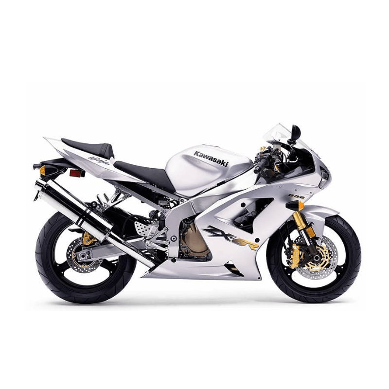 STICKER SET KAWASAKI ZX-6R YEAR 2003 SILVER