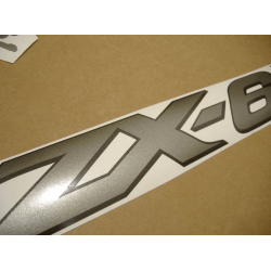 STICKER SET KAWASAKI ZX-6R YEAR 2004 BLUE