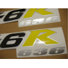 STICKER SET KAWASAKI ZX-6R YEAR 2004 GREEN