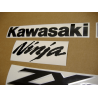 STICKER SET KAWASAKI ZX-6R AÑO 2004 VERDE