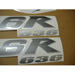 STICKER SET KAWASAKI ZX-6R YEAR 2004 ORANGE