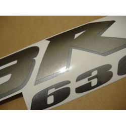STICKER SET KAWASAKI ZX-6R YEAR 2004 SILVER