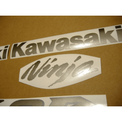 STICKER SET KAWASAKI ZX-6R YEAR 2004 SILVER