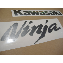 STICKER SET KAWASAKI ZX-6R AÑO 2006 BLACK