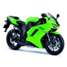 STICKER SET KAWASAKI ZX-6R YEAR 2007 GREEN