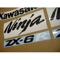 STICKER SET KAWASAKI ZX-6R YEAR 2007 RED