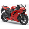 STICKER SET KAWASAKI ZX-6R AÑO 2007 ROJO