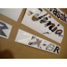 STICKER SET KAWASAKI ZX-6R YEAR 2008 BLUE